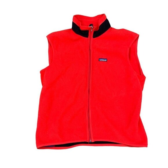VINTAGE Patagonia Fleece Vest Red XL - Picture 7 of 8